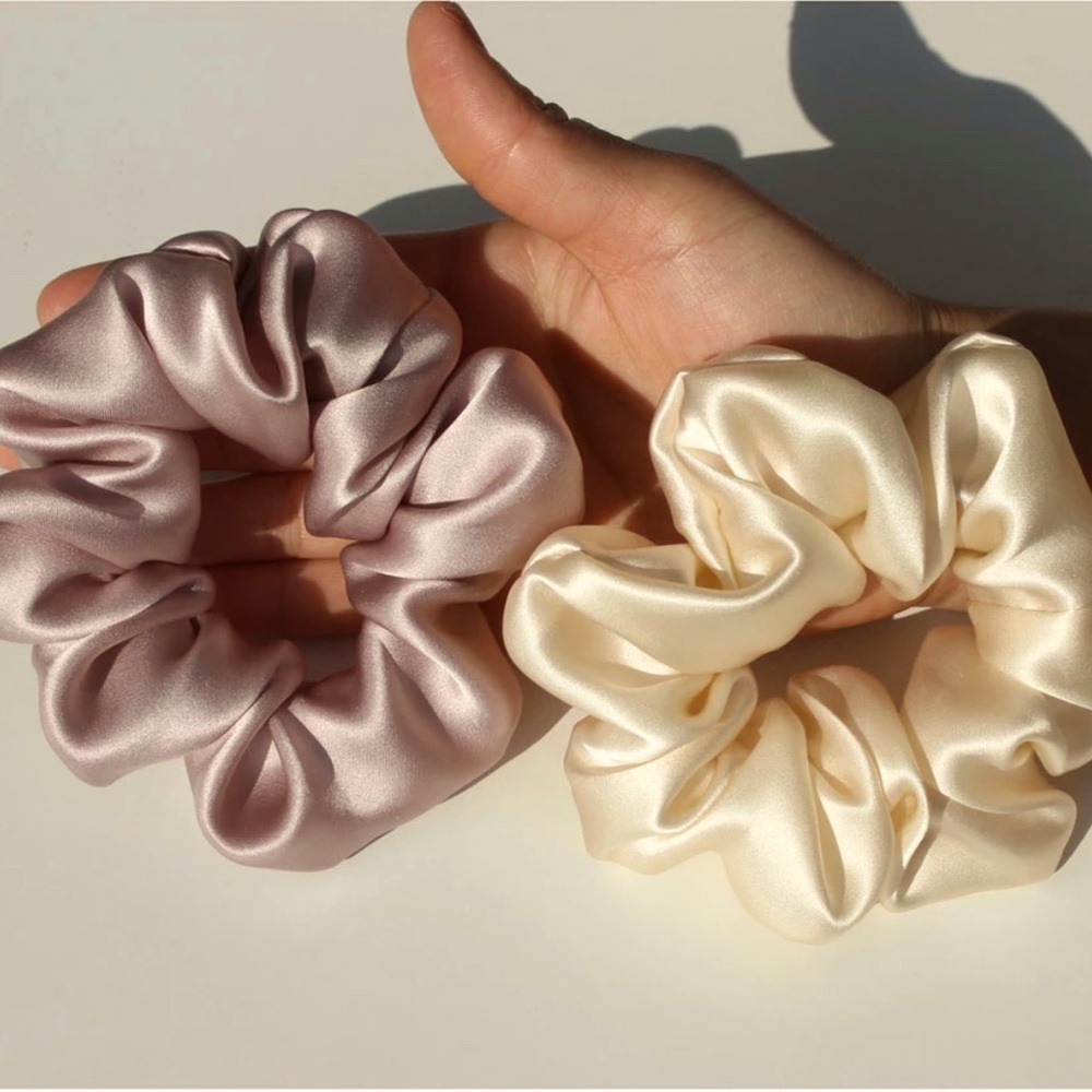 Brand new 100% mulberry silk scrunchies